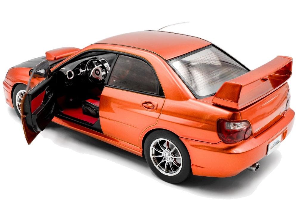 Subaru Impreza WRX STi Orange Metallic 2003 1:18 Scale Diecast Model Car – Solido-Solido-Diecast Model Centre