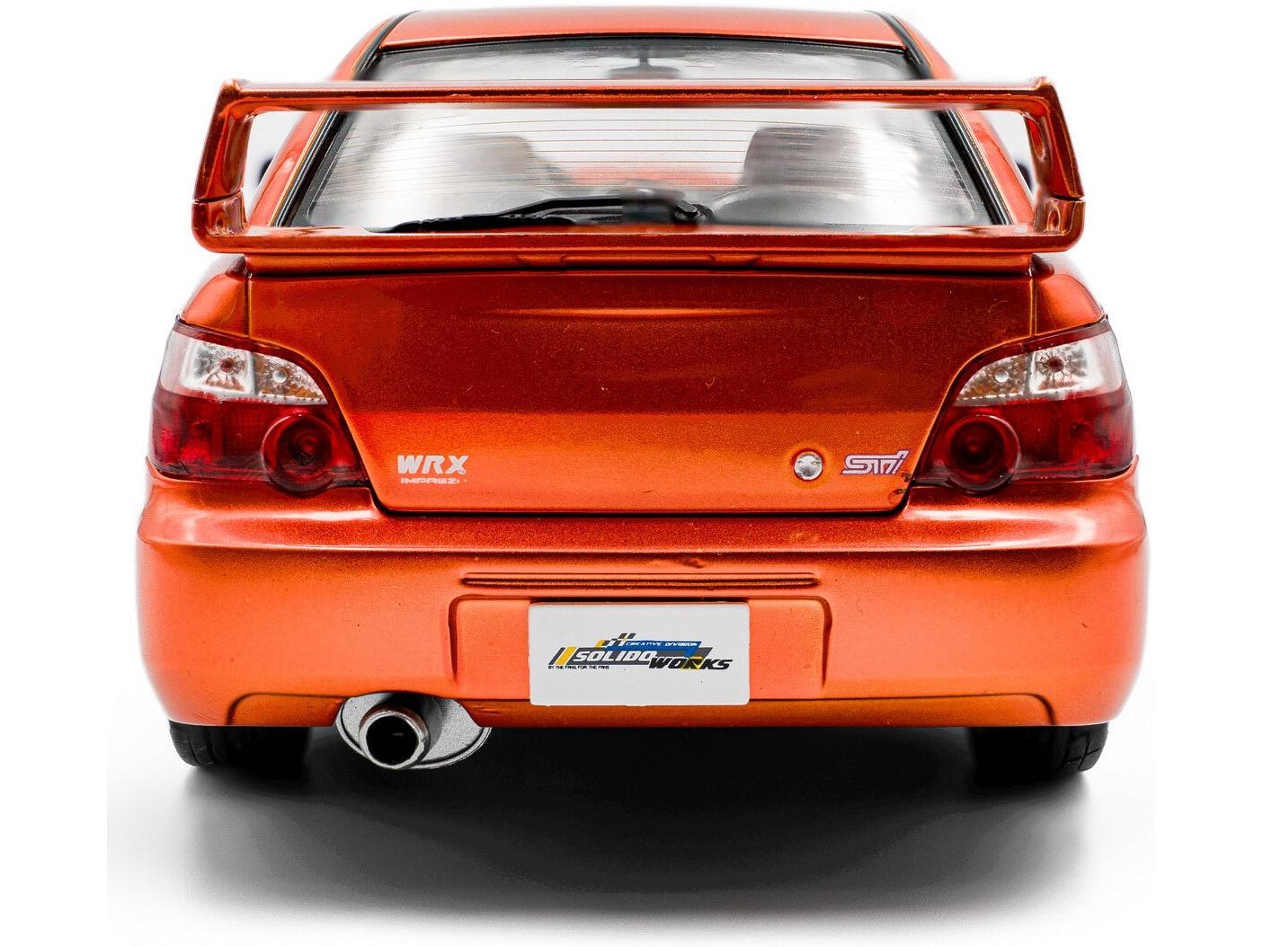 Subaru Impreza WRX STi Orange Metallic 2003 1:18 Scale Diecast Model Car – Solido-Solido-Diecast Model Centre