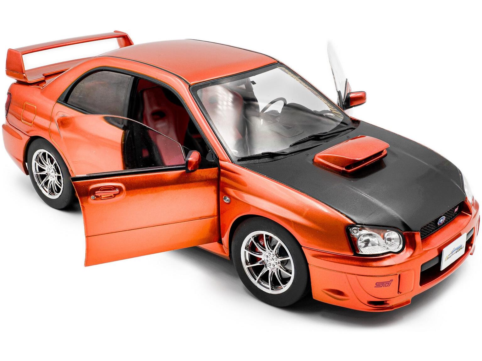 Subaru Impreza WRX STi Orange Metallic 2003 1:18 Scale Diecast Model Car – Solido-Solido-Diecast Model Centre