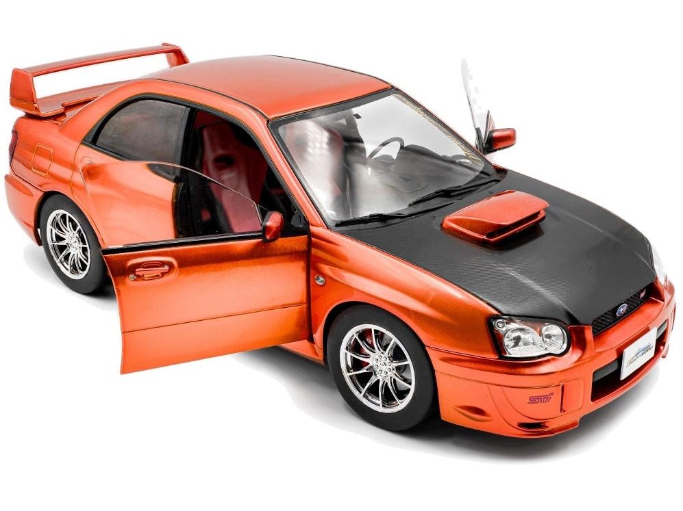 Subaru Impreza WRX STi Orange Metallic 2003 1:18 Scale Diecast Model Car – Solido-Solido-Diecast Model Centre