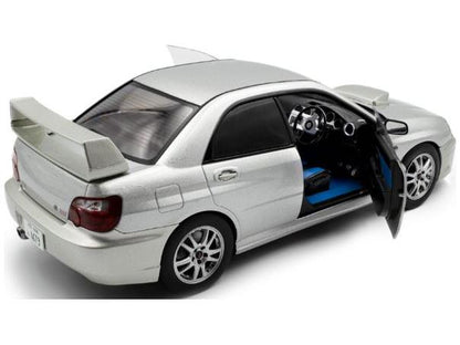 Subaru Impreza WRX STi Premium Silver Effect 2003 1:18 Scale Solido Diecast Model Car-Solido-Diecast Model Centre