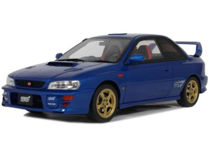 Subaru Impreza WRX Type R STi Version V Limited Sonic Blue 1999 1:18 Scale Resin Model Car – OttOmobile-OttOmobile-Diecast Model Centre