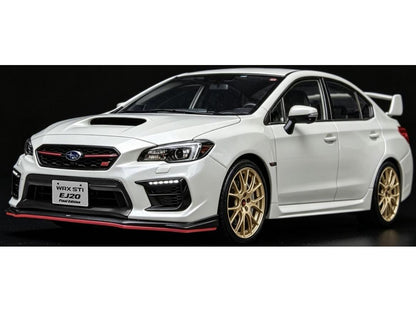 Subaru WRX STi EJ20 Final Edition WB Crystal White Pearl 1:18 Scale Diecast Model Car – Sun Star-Sun Star-Diecast Model Centre