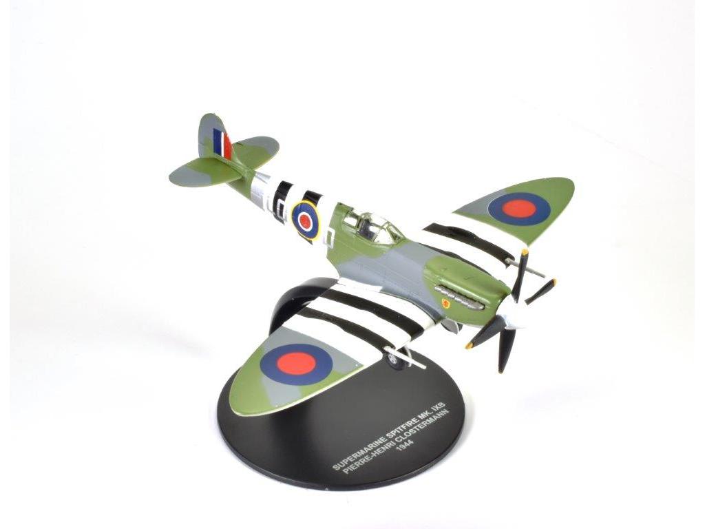 Supermarine Spitfire MKIXb - RAF 1944 PH Clostermann 1:72 Scale Unbranded Diecast Model-Unbranded-Diecast Model Centre