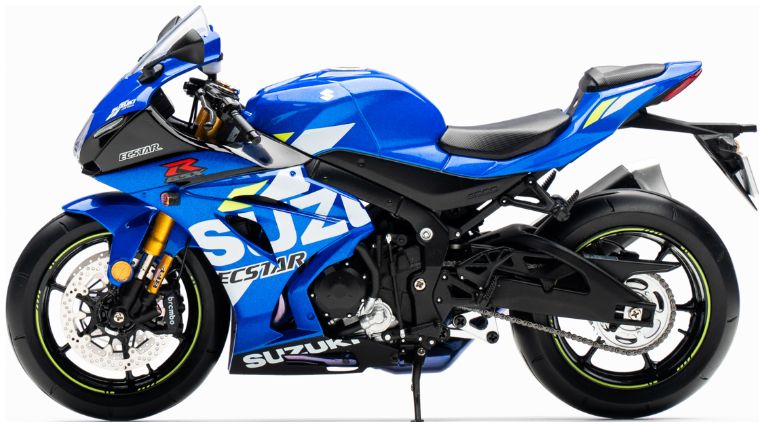 Suzuki GSX-R1000 2020 Blue 1:12 Scale LCD Diecast Model-LCD Models-Diecast Model Centre