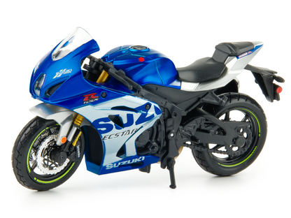 Suzuki GSX-R1000R 2021 blue 1:18 Scale Motorcycle Model