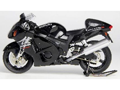 Suzuki GSX1300R Hayabusa 2001 Black 1:12 Scale LCD Diecast Model