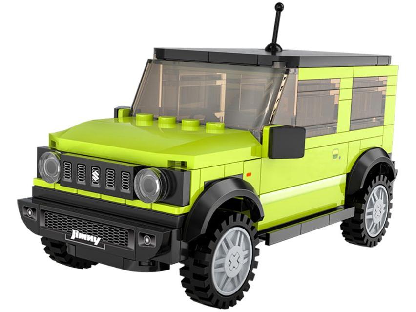 Suzuki Jimny Brick Builder Green (192pcs) Cada Kit-Cada-Diecast Model Centre