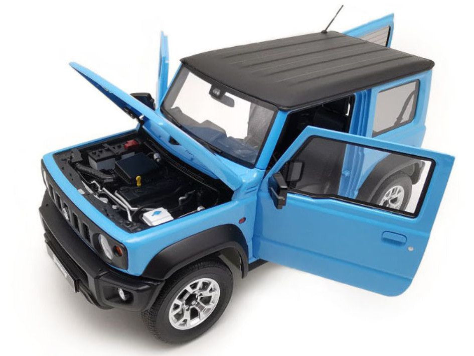 Suzuki Jimny Sierra 2018 blue - 1:18 Scale Diecast Model Car-LCD Models-Diecast Model Centre