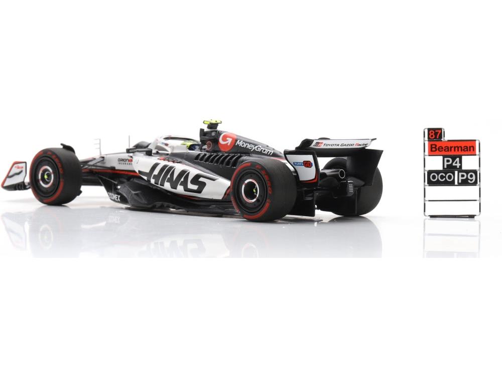 TGR Haas F1 Team VF-26 #87 4th Mexican GP 2026 Ollie Bearman w/Pit Board 1:43 Scale Resin Car – Spark-Spark-Diecast Model Centre