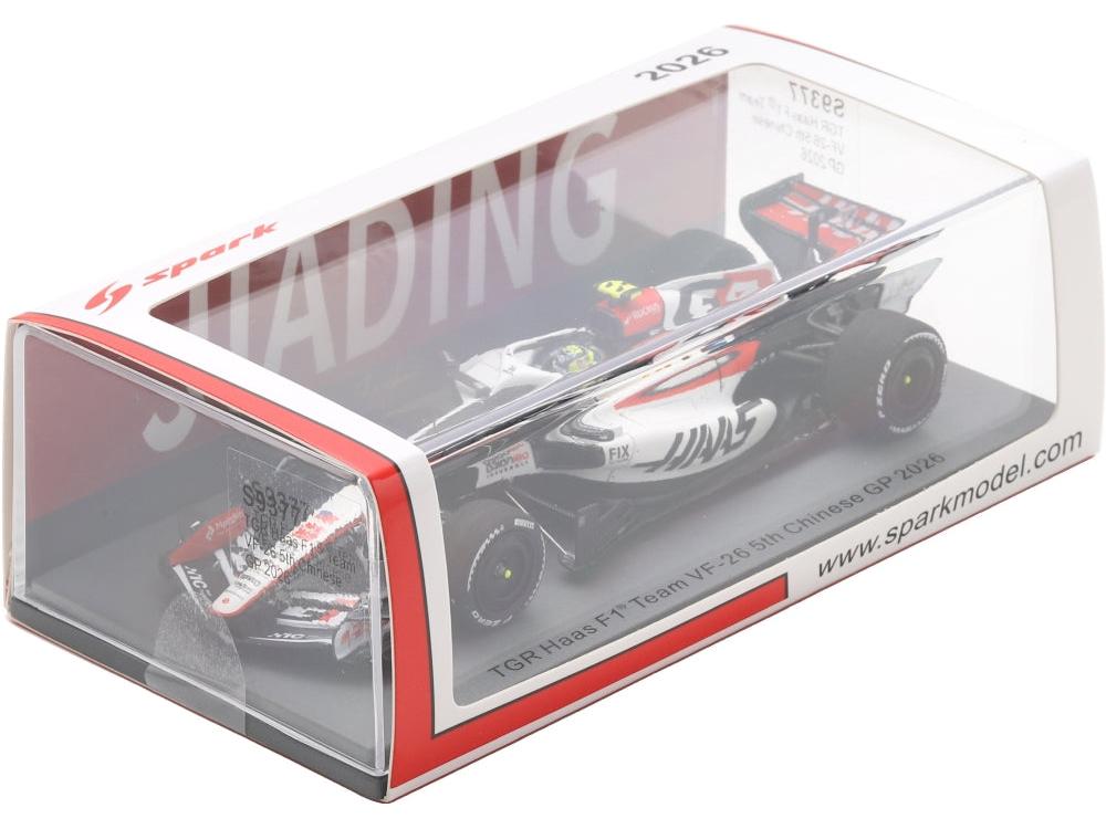 TGR Haas F1 Team VF-26 #87 5th Chinese GP 2026 Oliver Bearman 1:43 Scale Resin Car – Spark-Spark-Diecast Model Centre