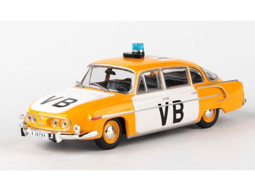 Tatra 603 1969 Czech Communist Police 1:43 Scale Abrex Diecast Model Car-Abrex-Diecast Model Centre