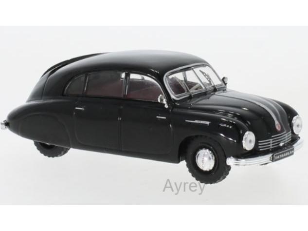Tatra T 600 Tatraplan Black 1950 1:43 Scale IXO Diecast Model Car-IXO-Diecast Model Centre