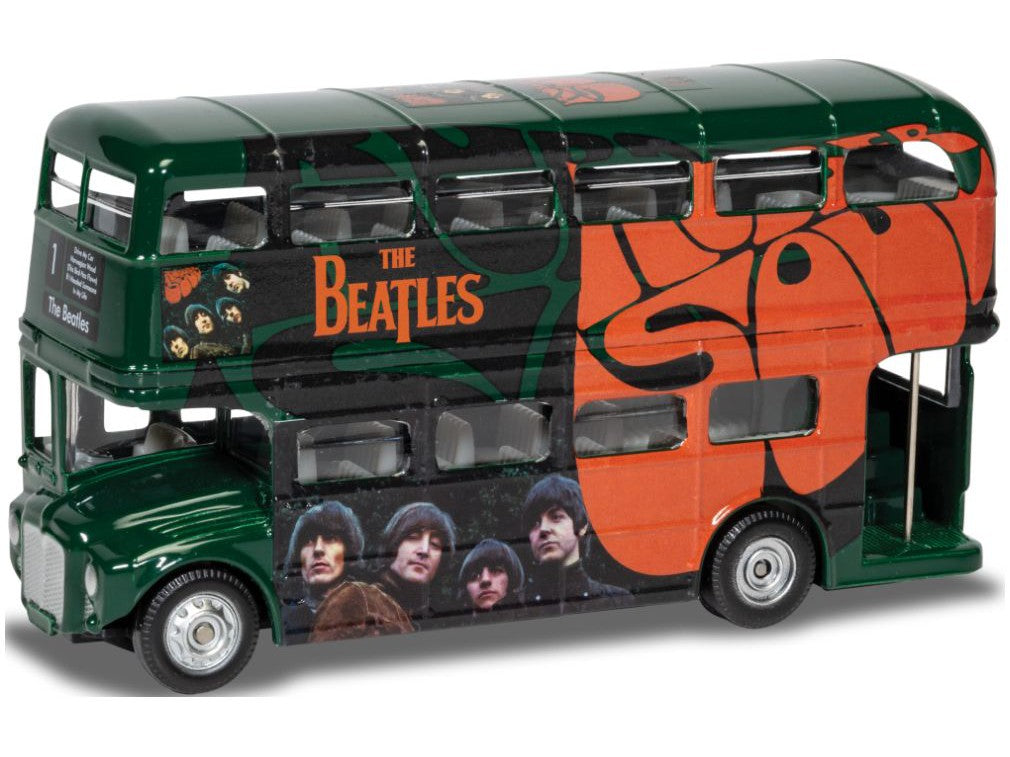 The Beatles London Bus Rubber Soul - 1:64 Scale Model Bus-Corgi-Diecast Model Centre