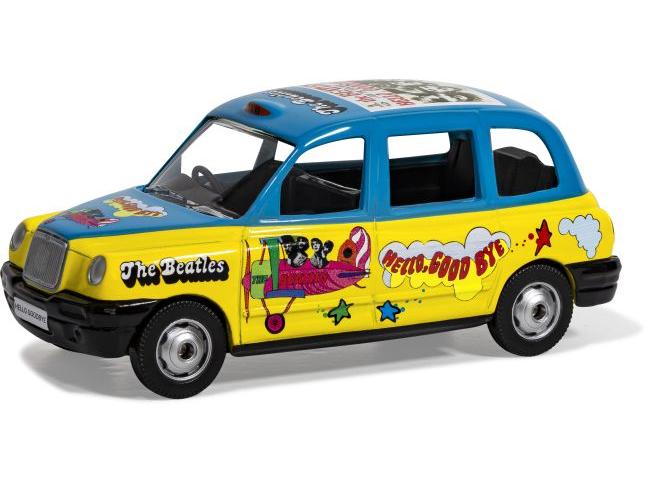 The Beatles London Taxi 'Hello Goodbye' 1:36 Scale Corgi Diecast Model-Corgi-Diecast Model Centre