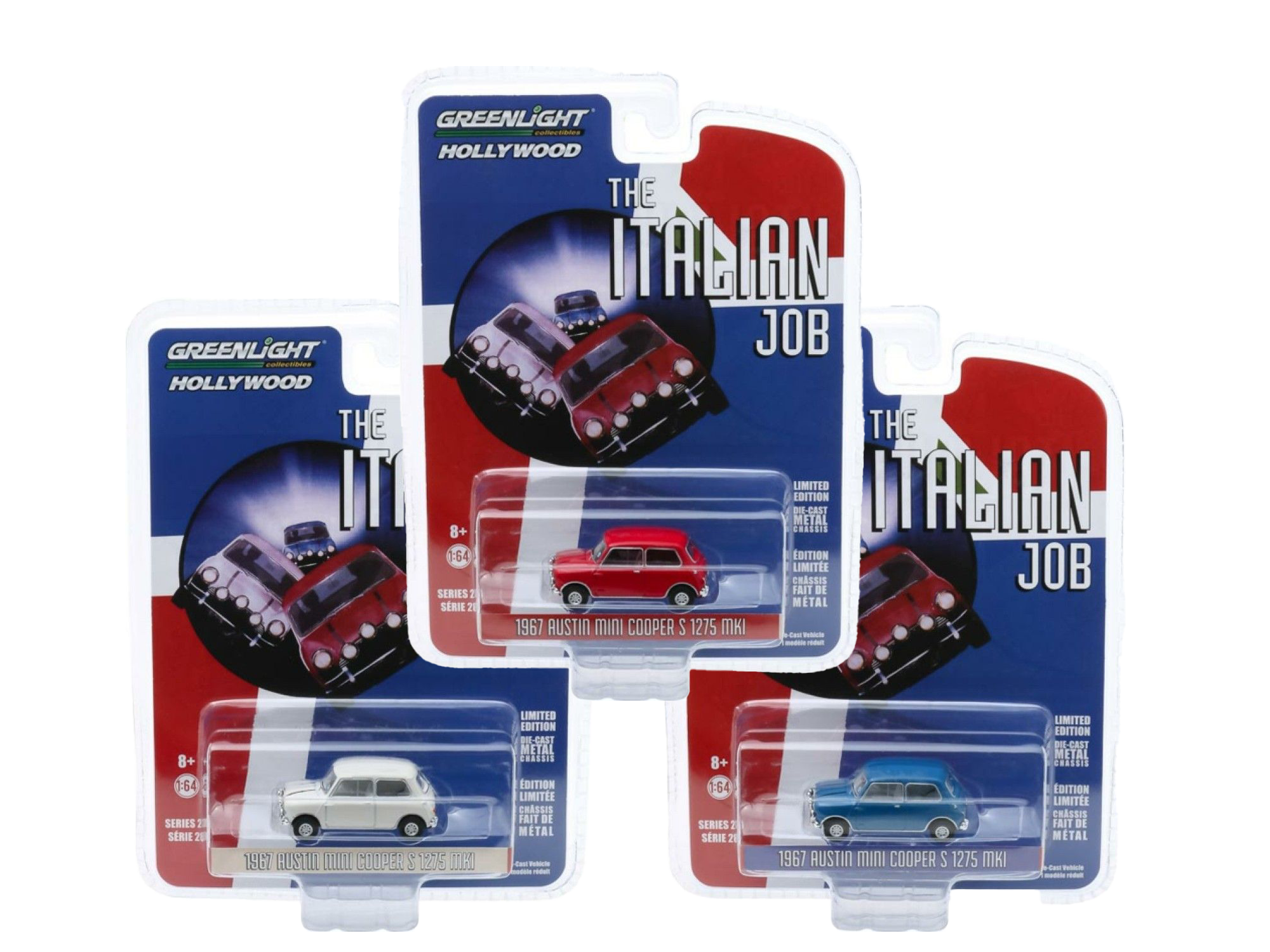 The Italian Job Mini's - 1:64 Scale Model Cars-GreenLight-Diecast Model Centre