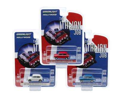 The Italian Job Mini's - 1:64 Scale Model Cars-GreenLight-Diecast Model Centre