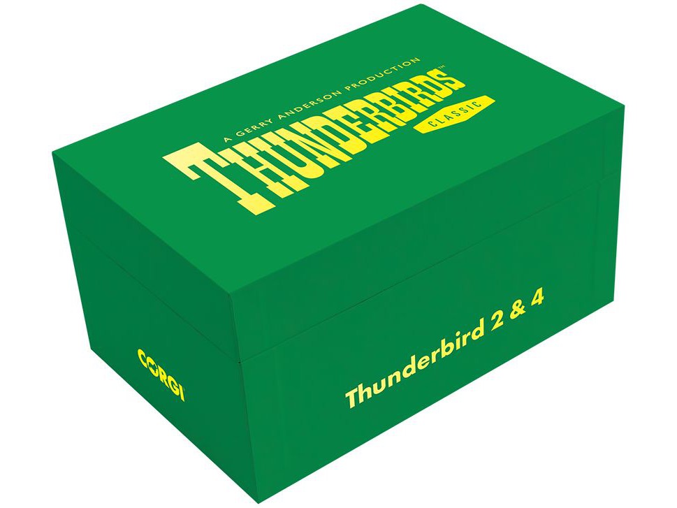 Thunderbirds - Thunderbird 2 and 4 Thunderbirds F.A.B. Collection - FTB Scale Models-Corgi-Diecast Model Centre