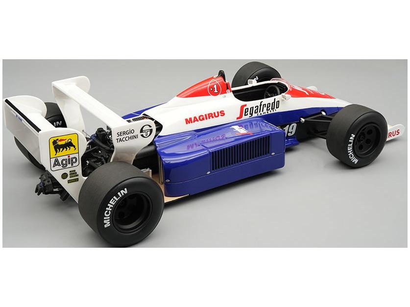 Toleman TG184 #19 F1 British GP 1984 Ayrton Senna 1:18 Scale Resin Car – Tecnomodel-Tecnomodel-Diecast Model Centre