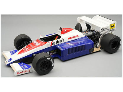 Toleman TG184 #19 F1 British GP 1984 Ayrton Senna 1:18 Scale Resin Car – Tecnomodel-Tecnomodel-Diecast Model Centre