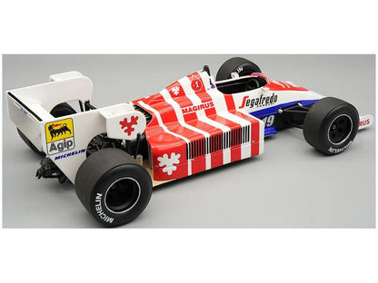 Toleman TG184 #19 F1 Portuguese GP 1984 Ayrton Senna 1:18 Scale Resin Car – Tecnomodel-Tecnomodel-Diecast Model Centre