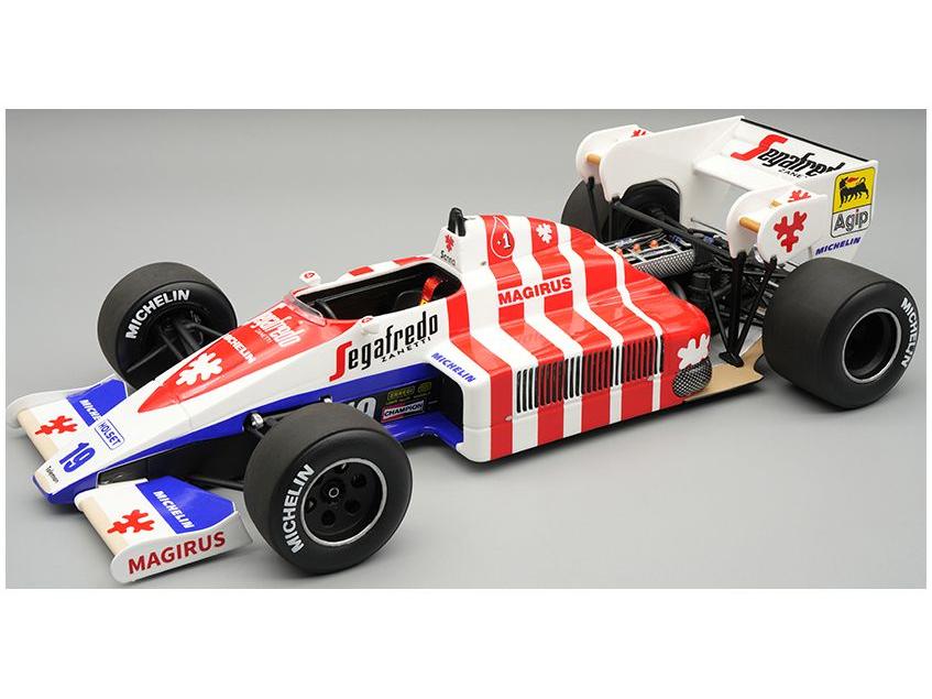 Toleman TG184 #19 F1 Portuguese GP 1984 Ayrton Senna 1:18 Scale Resin Car – Tecnomodel-Tecnomodel-Diecast Model Centre