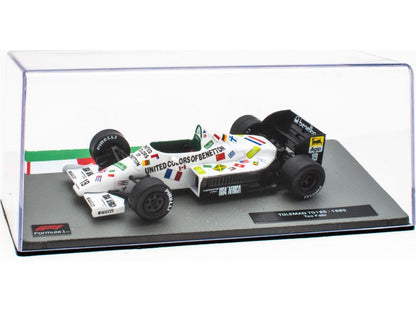 Toleman TG185 #19 F1 1985 Teo Fabi - 1:43 Scale Diecast Model Car-Unbranded-Diecast Model Centre