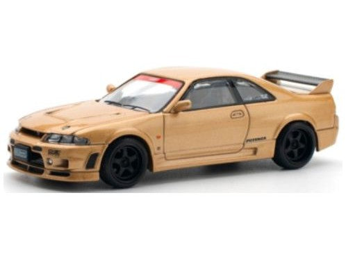 Top Secret GT-R R33 gold - 1:64 Scale Model Car-Pop Race-Diecast Model Centre