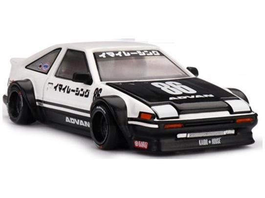 Toyota AE86 Sprinter Trueno Kaido Street V1 1:64 Scale MINI GT Diecast Model Car-MINI GT-Diecast Model Centre