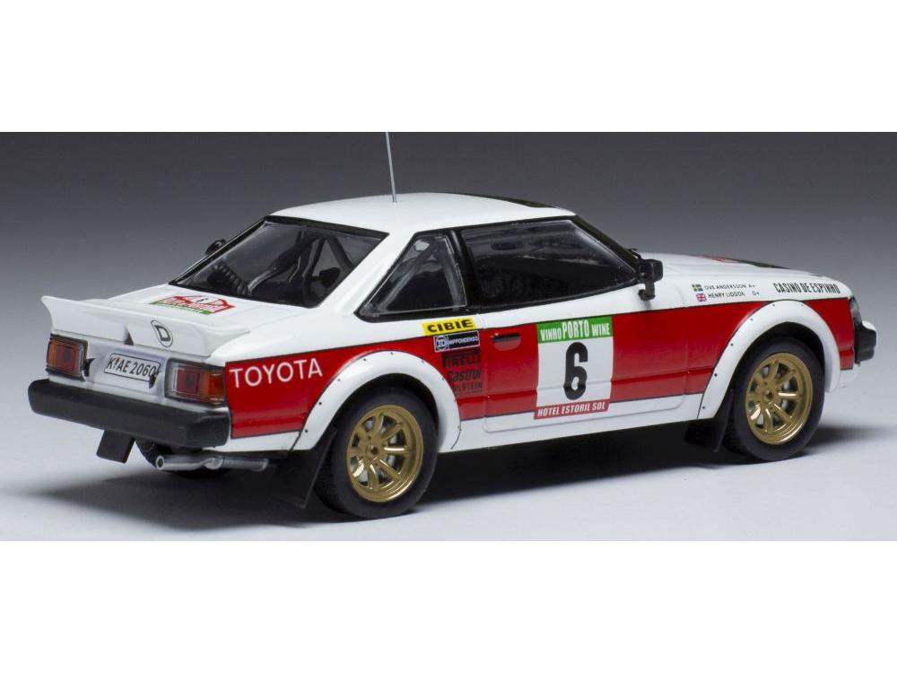 Toyota Celica 2000 GT (RA40) #6 Toyota Tea Portugal 1980 O.Andersson/H.Liddon 1:43 Scale IXO Diecast Model Car-IXO-Diecast Model Centre