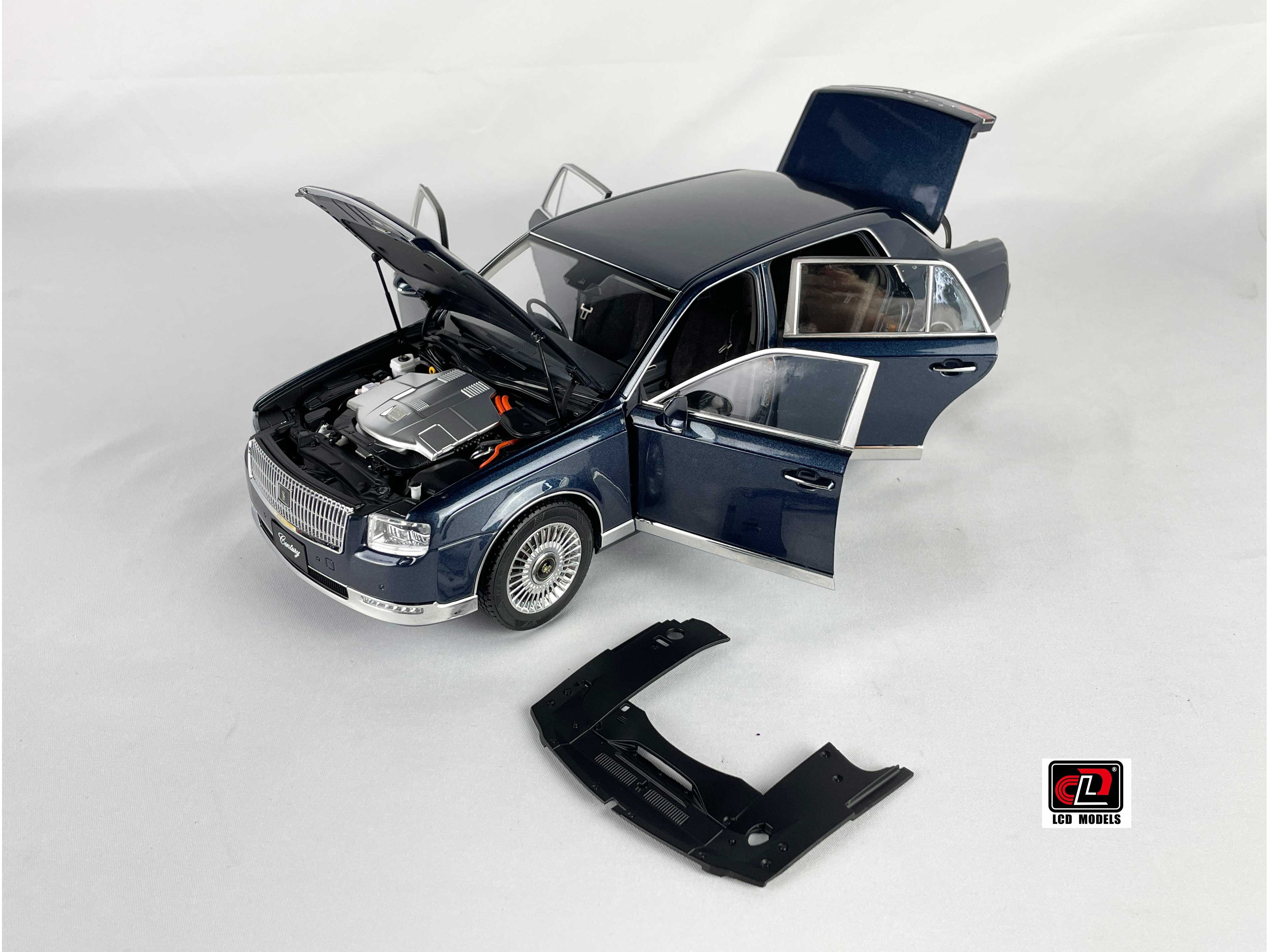 Toyota Century blue - 1:18 Scale Diecast Model Car-LCD Models-Diecast Model Centre