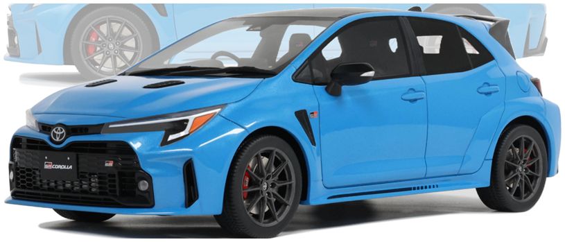 Toyota Corolla GR Circuit Edition 2022 Flame Blue 1:18 Scale OttOmobile Resin Model-OttOmobile-Diecast Model Centre