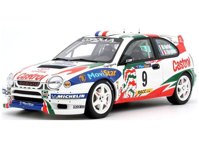 Toyota Corolla WRC #9 Rallye Catalunya 1998 D Auriol - 1:18 Scale Resin Model Car-OttOmobile-Diecast Model Centre