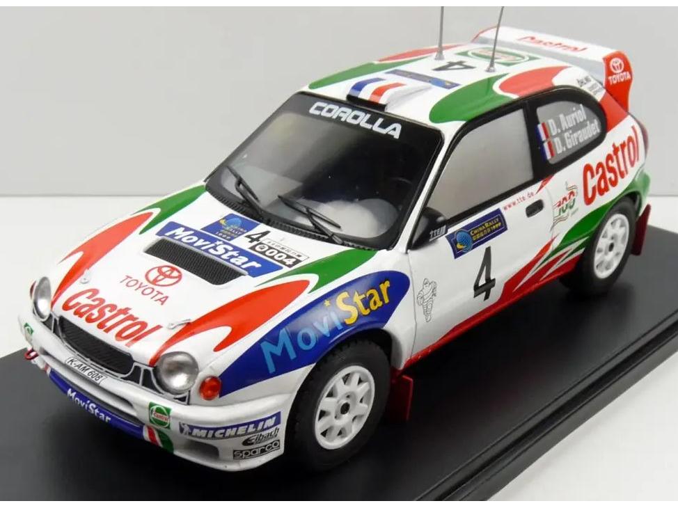 Toyota Corolla WRC Didier Auriol 1999 1:24 Scale Diecast Model-Unbranded-Diecast Model Centre