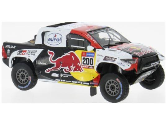 Toyota GR DKR Hilux Evo T1+ Rally Dakar 2023 #200 N.Al-Attiyah/M.Baumel 1:43 Scale IXO Diecast Model Car-IXO-Diecast Model Centre