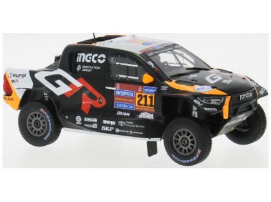 Toyota GR DKR Hilux Evo T1+ Rally Dakar 2025 #211 L.Henk/C.Brett 1:43 Scale IXO Diecast Model Car-IXO-Diecast Model Centre