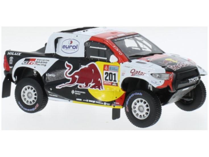 Toyota GR DKR Hilux T1 #201 Rally Dakar N.Al-Attiyah/M.Baumel 1:43 Scale IXO Diecast Model Car-IXO-Diecast Model Centre