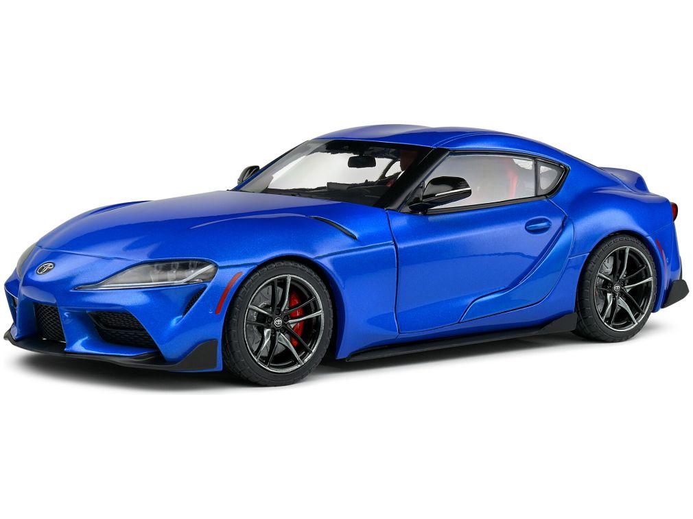 Toyota GR Supra 2021 Blue 1:18 Scale Solido Diecast Model-Solido-Diecast Model Centre