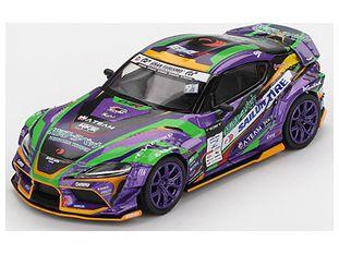 Toyota GR Supra Kuhl 2021 D1GP Evangelion Racing (RHD) Japan Exclusive 1:64 Scale MINI GT Model Car-MINI GT-Diecast Model Centre