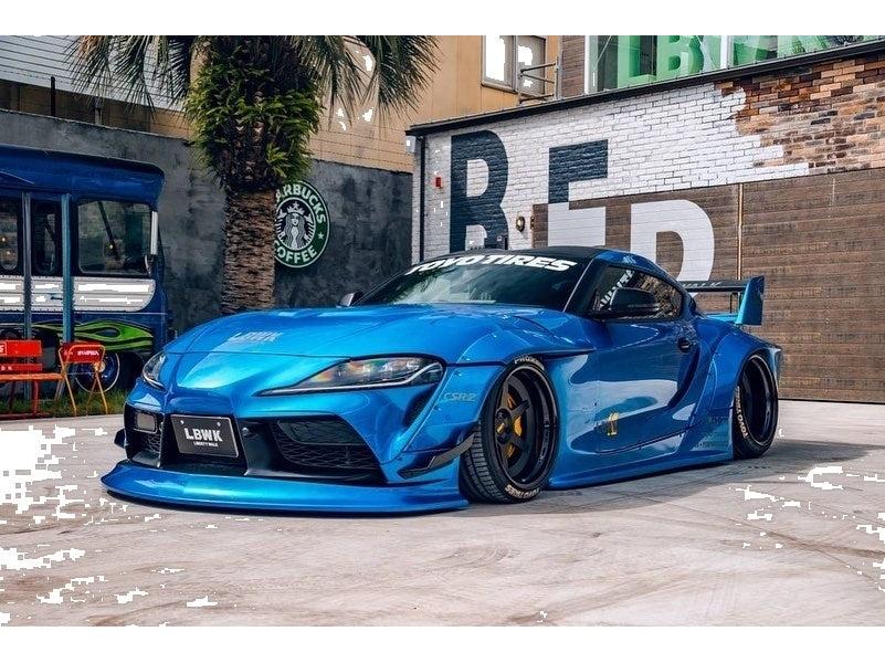 Toyota GR Supra Liberty Walk Body Kit Blue Metallic 2025 1:18 Scale Diecast Model Car – Solido-Solido-Diecast Model Centre