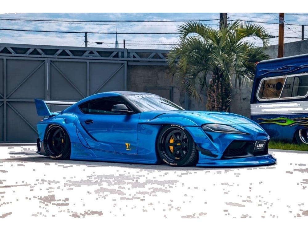Toyota GR Supra Liberty Walk Body Kit Blue Metallic 2025 1:18 Scale Diecast Model Car – Solido-Solido-Diecast Model Centre