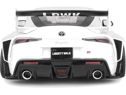 Toyota GR Supra Liberty Walk Body Kit White Pink 2025 1:18 Scale Diecast Model Car – Solido-Solido-Diecast Model Centre