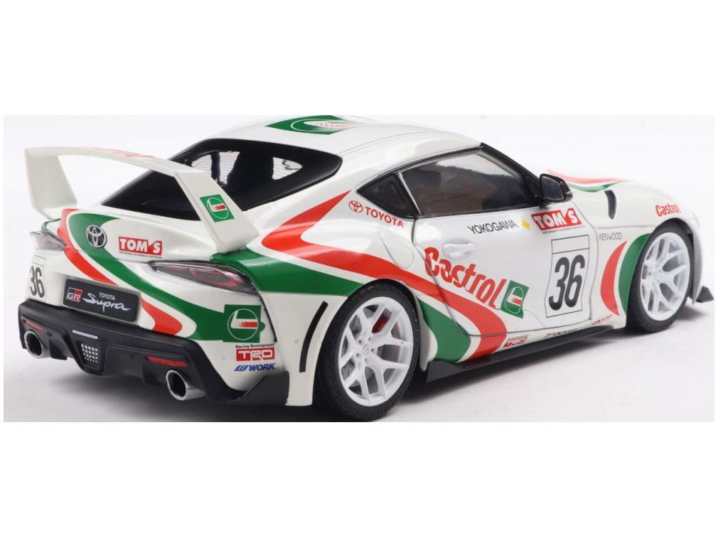 Toyota GR Supra Toyota Racing Tribute White 2024 1:18 Scale Solido Diecast Model Car-Solido-Diecast Model Centre