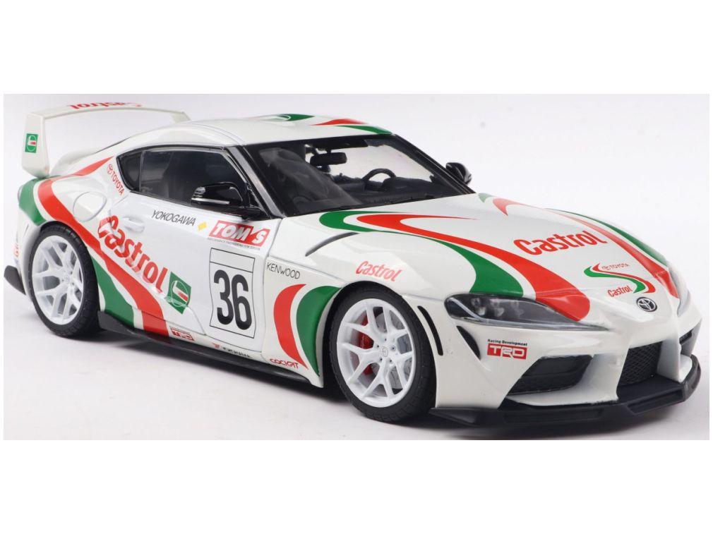 Toyota GR Supra Toyota Racing Tribute White 2024 1:18 Scale Solido Diecast Model Car-Solido-Diecast Model Centre