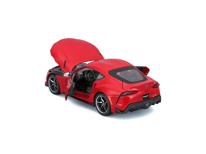 Toyota GR Supra red 1:24 Scale Model Car