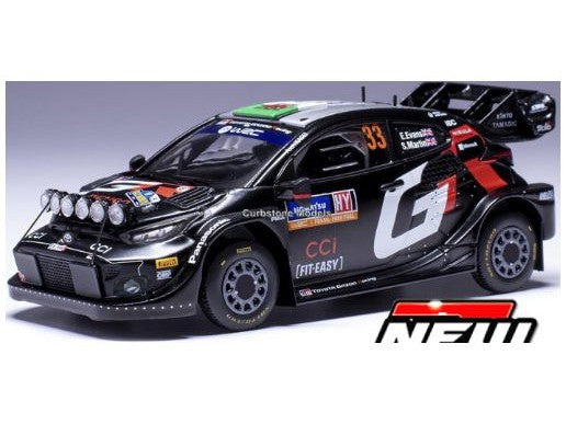 Toyota GR YARIS Rally1 HYBRID #33 World Rally Championship 2024 Evans/Martin - 1:43 Scale Model Car-Bburago-Diecast Model Centre