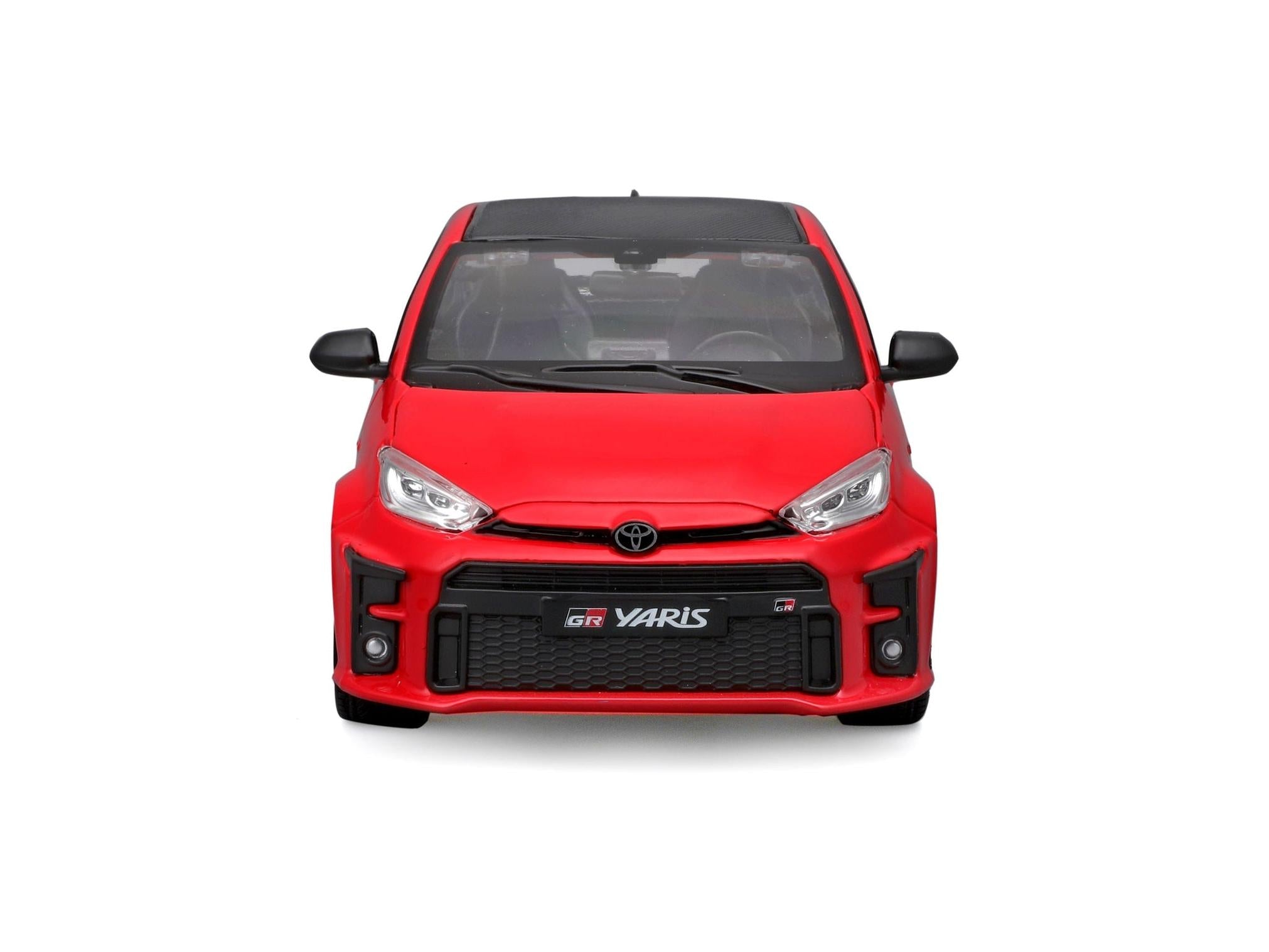 Toyota GR Yaris 2021 Red 1:24 Scale Maisto Diecast Model Car