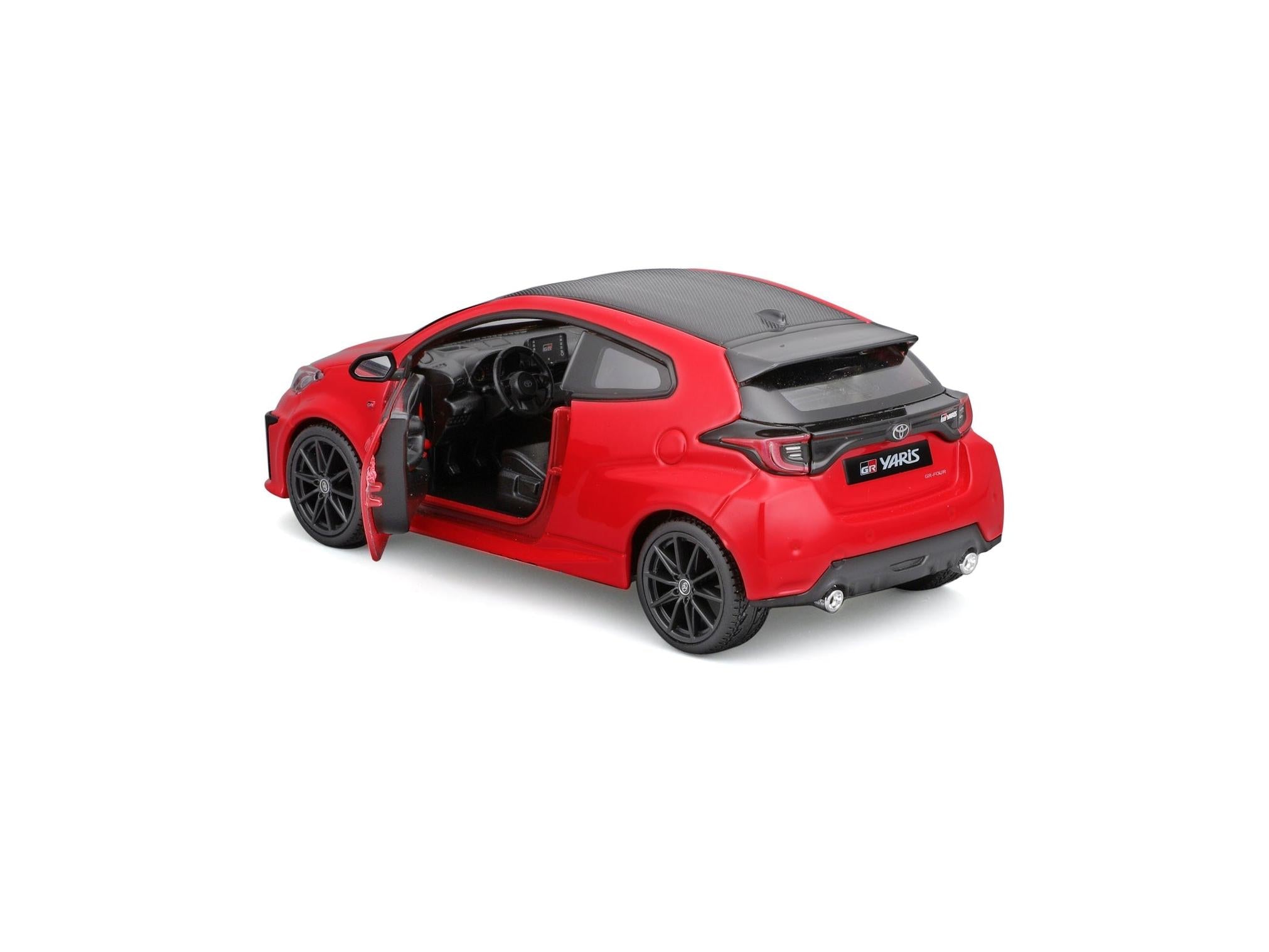 Toyota GR Yaris 2021 Red 1:24 Scale Maisto Diecast Model Car