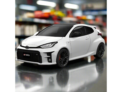 Toyota GR Yaris 2021 white - 1:24 Scale Model Car