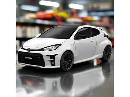 Toyota GR Yaris 2021 white 1:24 Scale Model Car